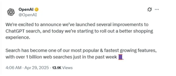易速宝 OpenAI，重大更新！对网购搜索进行了大幅度优化