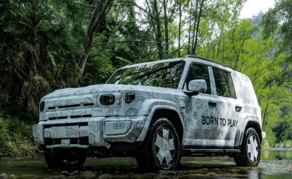 华利配资 增程版的“路虎卫士”？iCAR V27官图曝光，这颜值，粉了！